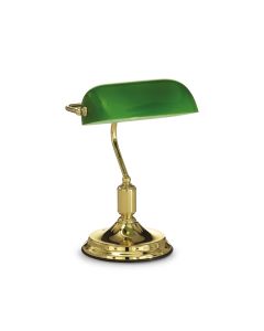 Επιτραπέζιο Φωτιστικό LAWYER TL1 Ορείχαλκος Ideal Lux 013657
