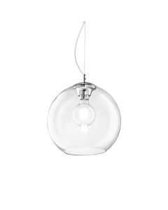 Κρεμαστό Φωτιστικό NEMO SP1 D30 Διάφανο Ideal Lux 052809