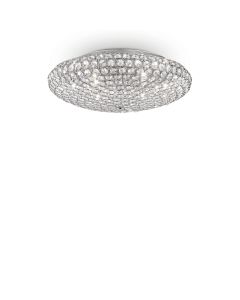 Φωτιστικό Οροφής KING PL9 Χρώμιο Ideal Lux 073255
