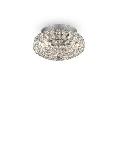 Φωτιστικό Οροφής KING PL3 Χρώμιο Ideal Lux 075389