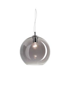 Κρεμαστό Φωτιστικό NEMO SP1 D30 FUME' Ideal Lux 094236