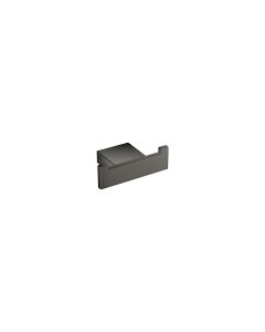 Sanco Monogram Άγκιστρο διπλό PVD gun metal γυαλιστερό 120418-PVD-05PL