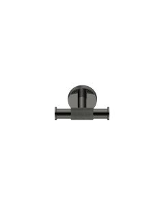 Sanco Dorian Διπλό Άγκιστρο PVD gun metal γυαλιστερό 121318-PVD-05PL