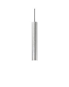 Κρεμαστό Φωτιστικό LOOK SP1 ROUND D60 H400 Ασημί Ideal Lux 141800