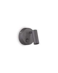 Απλίκα PAGE AP ROUND Μαύρο Ideal Lux 142579