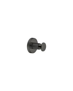Sanco Dorian Μονό Άγκιστρο PVD gun metal γυαλιστερό 190650-PVD-05PL