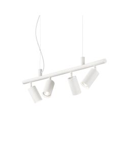 Κρεμαστό Φωτιστικό DYNAMITE SP4 ROUND Λευκό Ideal Lux 231372