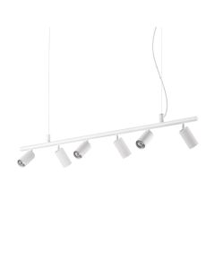 Κρεμαστό Φωτιστικό DYNAMITE SP6 ROUND Λευκό Ideal Lux 231433