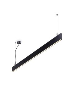 Γραμμικό Σύστημα Φωτισμού STEEL SP2 D20 BI-EMISSION WIDE 3000K Μαύρο Ideal Lux 241975