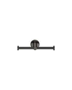 Sanco Ergon Χαρτοθήκη διπλή PVD gun metal γυαλιστερό 25926-PVD-05PL