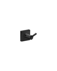 Sanco Iconic Double Bath Robe Hook Μαύρο ματ 26748-Μ116