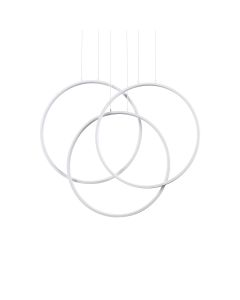 Κρεμαστό Φωτιστικό Πλαίσιο SP CERCHIO Λευκό 3000K Ideal Lux 269351