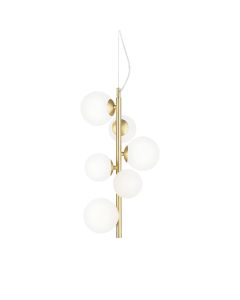 Κρεμαστό Φωτιστικό PERLAGE SP6 Λευκό Ideal Lux 283821