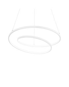 Κρεμαστό Φωτιστικό OZ SP D080 DALI Λευκό 3000K Ideal Lux 304571