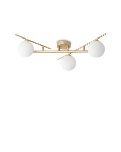 Φωτιστικό Οροφής ATLAS PL3 Χρυσό Ideal Lux 311340