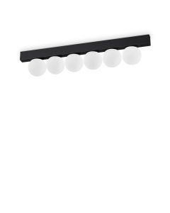 Φωτιστικό Οροφής BINOMIO LED PL6 Μαύρο Ideal Lux 313290