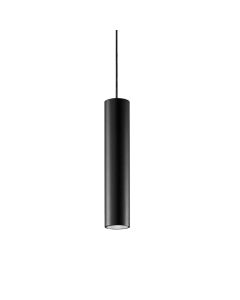 Γραμμικό Σύστημα Φωτισμού DEVA PENDANT TUBE 06W 3000K Μαύρο Ideal Lux 332932