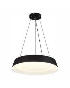 ΠΛΑΦΟΝΙΕΡΑ/ΚΡΕΜΑΣΤΟ  LED CCT 28W 3000K | 4000K | 6000K ΜΑΥΡΟ Spotlight 3334