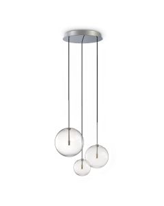 Κρεμαστό Φωτιστικό EQUINOXE SP3 Χρώμιο Ideal Lux 339696
