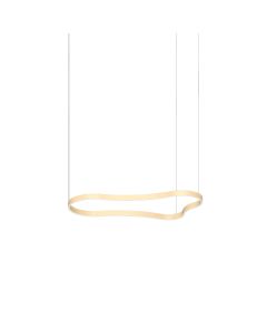 Κρεμαστό Φωτιστικό WAVES-2 SP Χρυσό Ideal Lux 345253