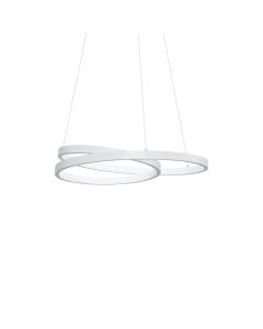 Κρεμαστό Φωτιστικό OZ SP D040 ON-OFF Λευκό 3000K Ideal Lux 352435
