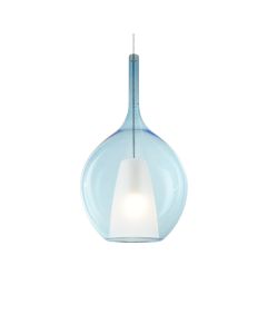 Κρεμαστό Φωτιστικό KALIQUE-2 SP1 D28 AZZURRO Ideal Lux 359694