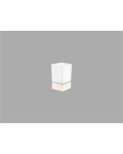 Sanco Bathroom Set Επικαθήμενη Ποτηροθήκη Μπεζ ματ 90155-Μ102