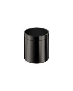 Sanco Open Bins Χαρτοδοχείο 5lt PVD gun metal γυαλιστερό 90660-PVD-05PL