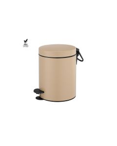 Sanco Waste Bins Χαρτοδοχείο 5lt Soft Closing System Μόκα ματ 90680-M103