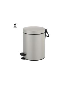 Sanco Waste Bins Χαρτοδοχείο 5lt Soft Closing System Γκρι τσιμέντου ματ 90680-M104