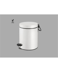 Sanco Waste Bins Χαρτοδοχείο 5lt Soft Closing System Λευκό ματ 90680-Μ101