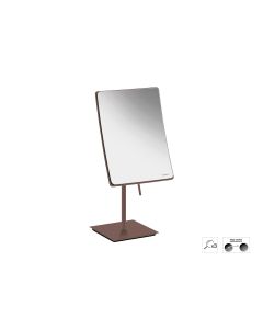 Sanco Cosmetic mirrors Μεγεθυντικός καθρέπτης x3 Wenge ανάγλυφο MR-303-Α75