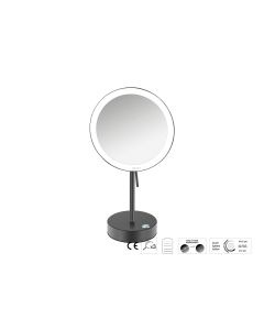 Sanco LED Cosmetic mirrors LED Επικαθήμενος Καθρέπτης μεγεθυντικός x3 Σκούρο γραφίτη MRLED-903-122