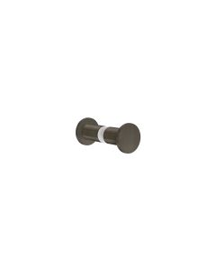Sanco Glass Door Accessories Διπλό Πόμολο / Άγκιστρο Σκούρο μπρονζέ ματ SET-GL0670-DM25