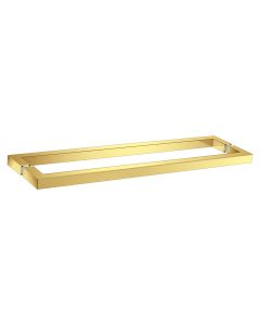 Sanco Glass Door Accessories Διπλή Λαβή / Πετσετοθήκη PVD χρυσό ορείχαλκο γυαλιστερό SET-GL0723-PVD-02PL