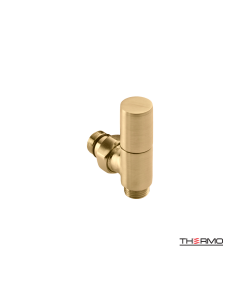 Βαλβίδες (σετ) για Θερμαινόμενη Πετσετοκρεμάστρα μπάνιου Brushed Brass(Gold) PVD VANG-211