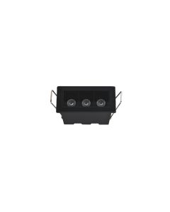Downlight σποτ 3*3W 3CCT σε μαύρη απόχρωση X00190B
