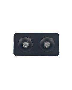InLight Downlight Mounted σποτ 2*8W 3CCT σε μαύρη απόχρωση X00270B