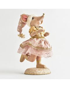 ΚΥΡΙΑ ΠΟΝΤΙΚΙ, ΜΕ ΡΟΖ ΡΟΥΧΑ, 30x27x57cm Eurolamp 600-44075