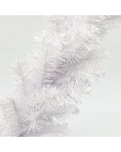 ΓΙΡΛΑΝΤΑ ΜΕ ΚΛΑΔΙΑ 230x30cm, 110 TIPS (ΠΑΧΟΣ ΤΩΝ TIPS 8cm- ΜΗΚΟΣ 17cm), ΛΕΥΚΟ ΧΡΩΜΑ Eurolamp 600-30336