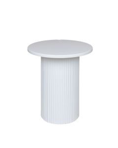 ΤΡΑΠΕΖΙ BOHΘΗΤΙΚΟ ΜΕΤΑΛΛΟ-ΞΥΛΟ ΛΕΥΚΟ 38x38x41cm Eurolamp 810-00034