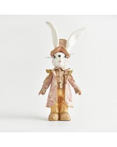 ΚΥΡΙΟΣ ΛΑΓΟΣ ΜΕ ΡΟΖ ΡΟΥΧΑ, 19x10x42cm Eurolamp 600-44073