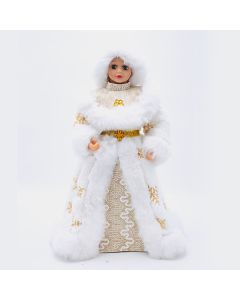 ΚΟΥΚΛΙΤΣΑ ΜΕ ΛΕΥΚΗ ΚΑΠΑ, 45cm Eurolamp 600-47105