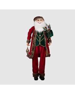 ΑΗ ΒΑΣΙΛΗΣ ΜΕ ΚΟΚΚΙΝΑ ΚΑΙ ΜΠΟΡΝΤΟ ΡΟΥΧΑ, 180cm Eurolamp 600-47116