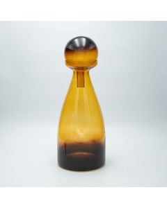 ΚΑΡΑΦΑ ΓΥΑΛΙΝΗ ΑΝΟΙΧΤΟ ΚΑΦΕ 40x15cm Eurolamp 819-01285