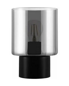 Eglo Gorosiba Επιτραπέζιο Διακοσμητικό Φωτιστικό με Ντουί για Λαμπτήρα E27 σε Μαύρο Χρώμα 33984