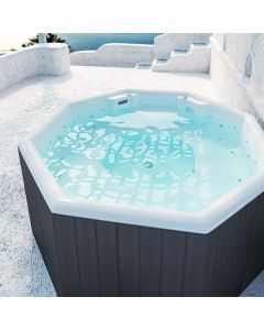 Sanitec SPA Medusa 4623-darkbrown-white-matte