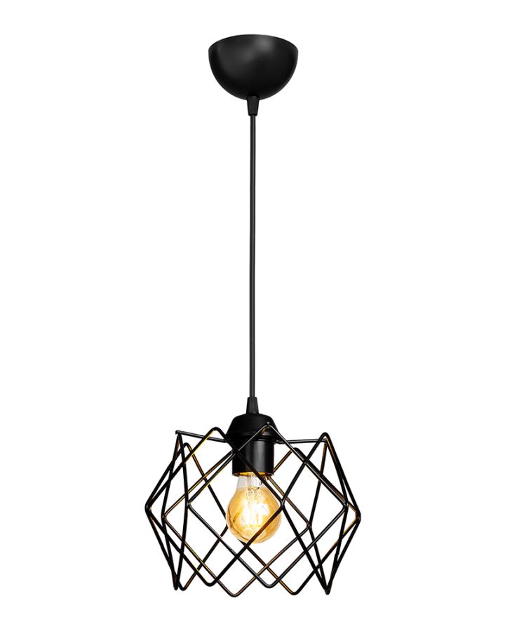 DM-04 1/L BLACK ΚΡΕΜΑΣΤΟ ΑΡΑΧΝΗ ΜΕΤΑΛΛΙΚΟ Heronia 34-0379