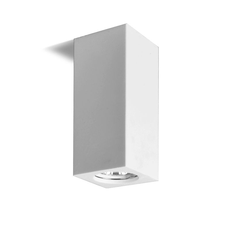 Φωτιστικό Επιτοίχιο H17x7x7cm Γύψινο IP20 Μονόφωτο 1xGU10 Sun Light MC-9264 