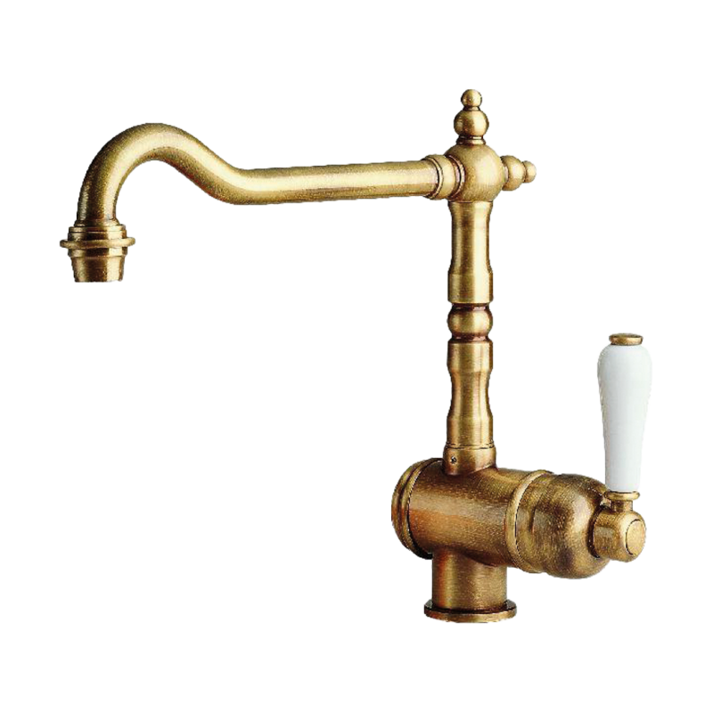 Μπαταρία Νεροχύτη Κουζίνας Ρετρό Αναμεικτική Sanitec Vintage Bronze 00-02-00250